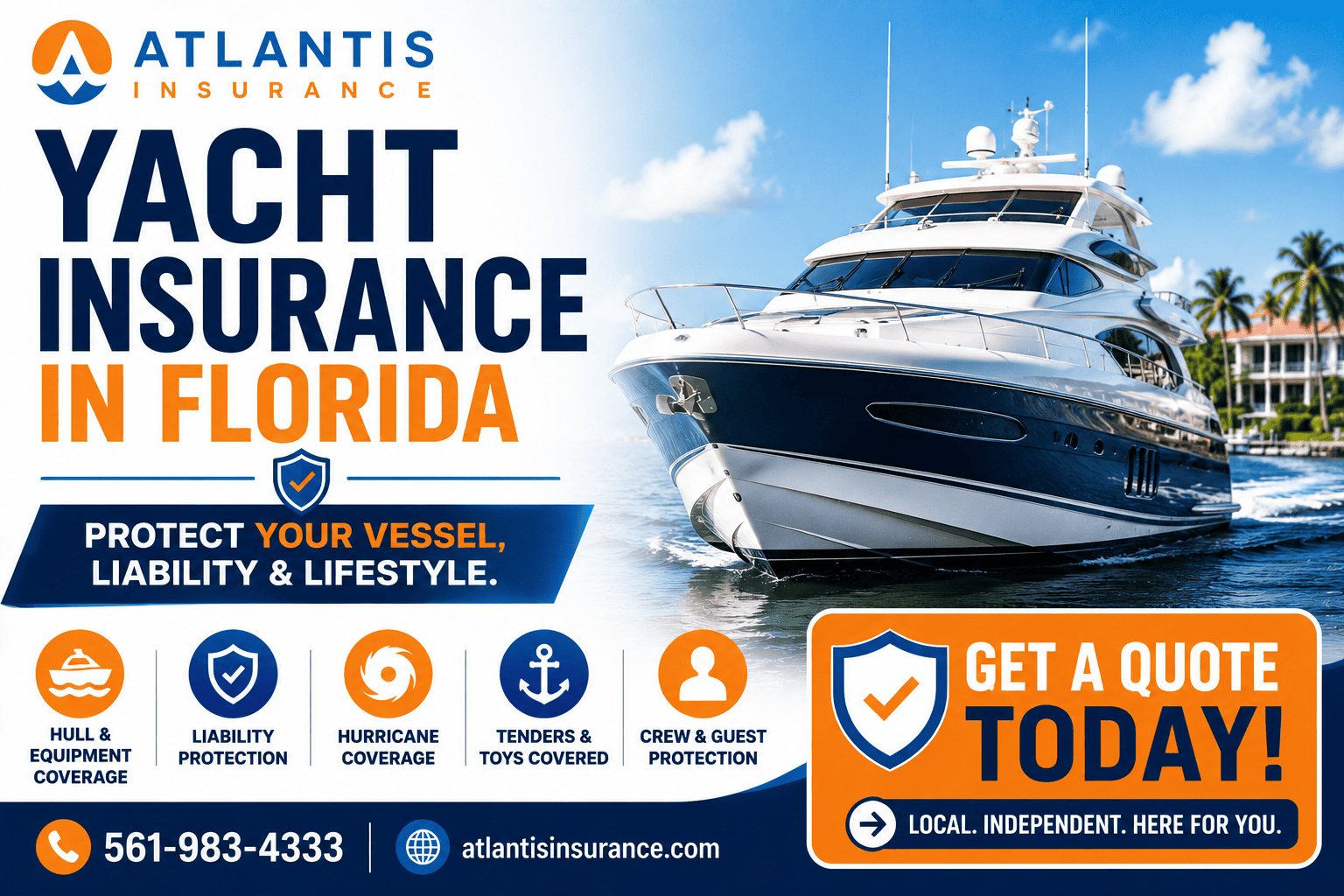 Yacht Insurance Florida - Coverage Guide - Atlantis Insurance Inc